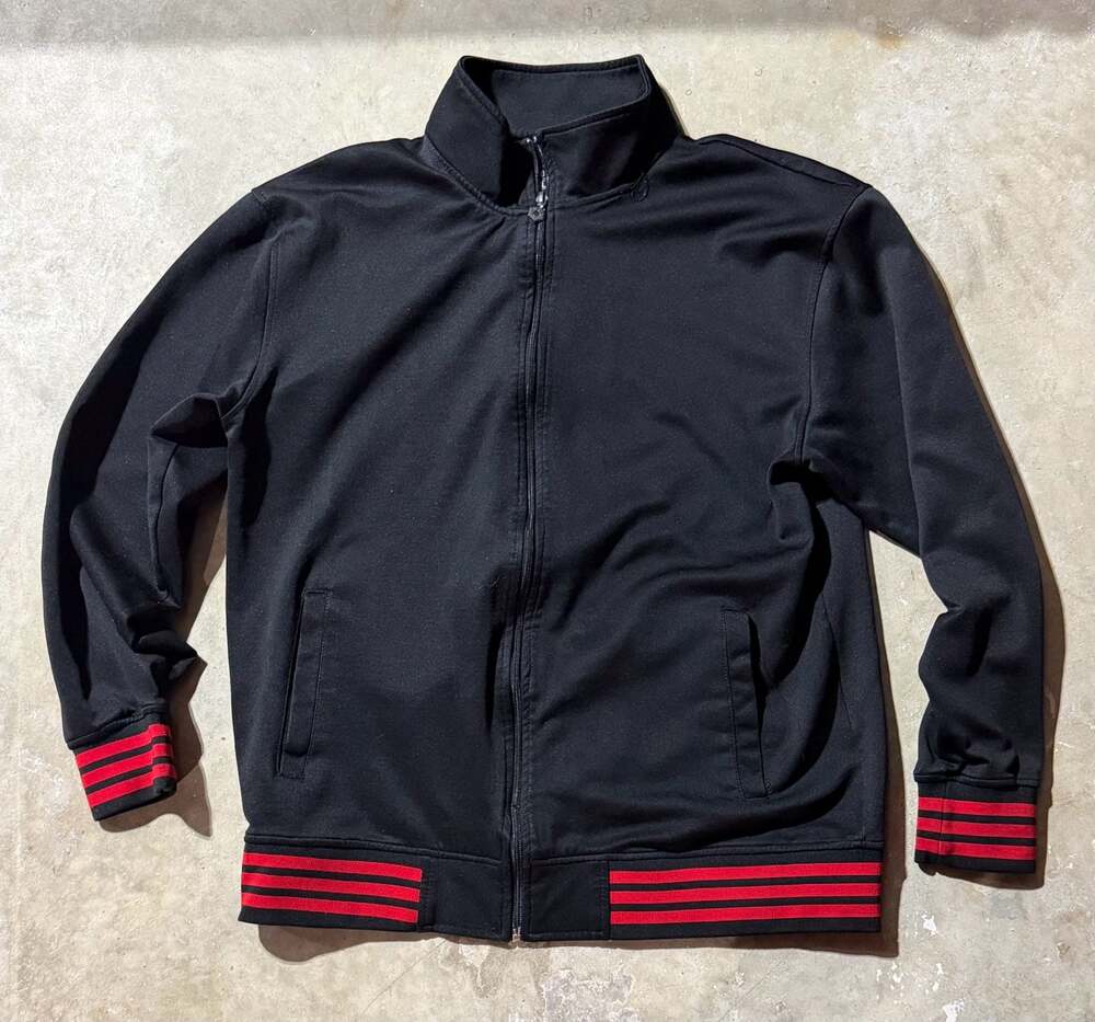 Y2K Southpole Authentic Collection Black and Red Full Zip Track Jacket